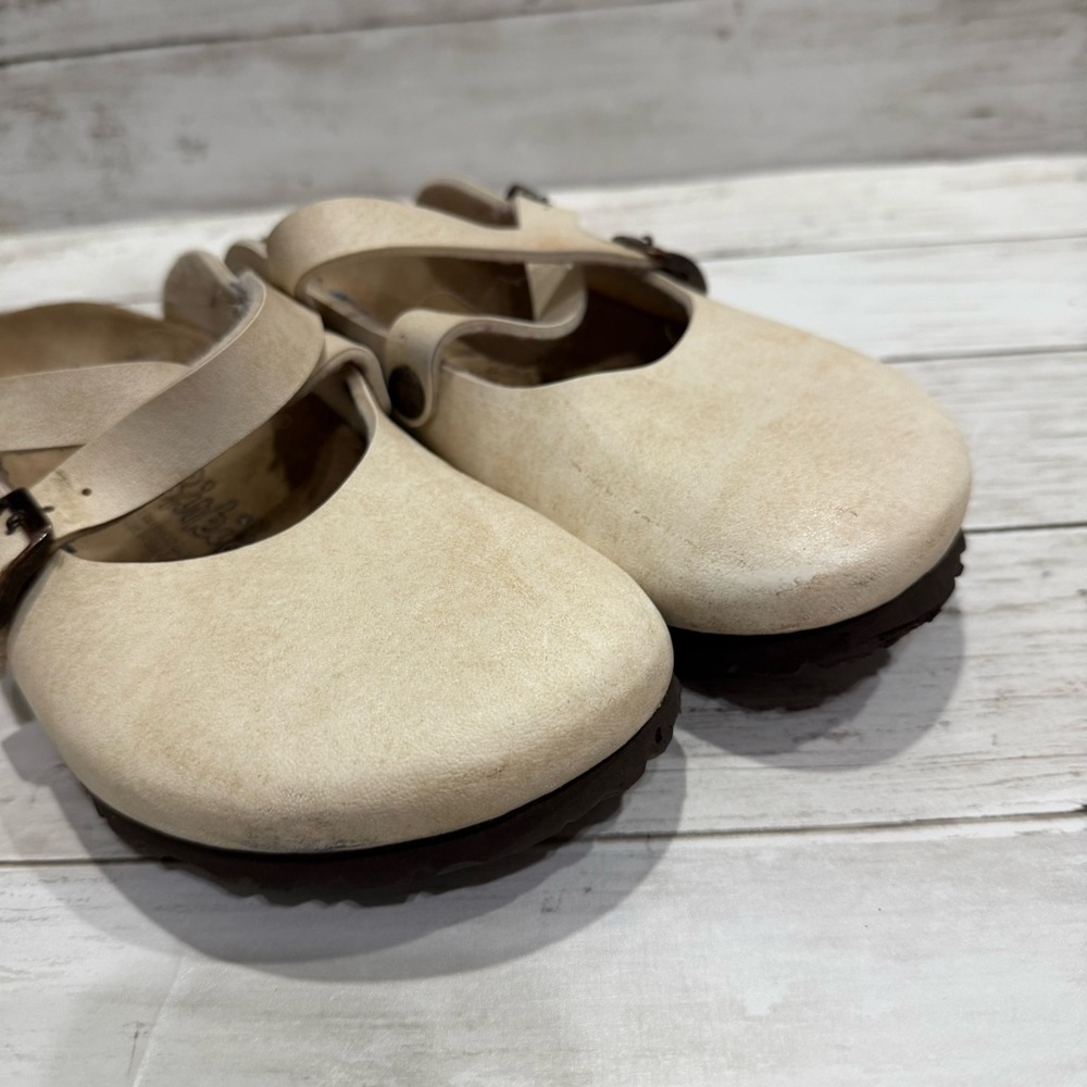 Birki's by Birkenstock Dorian Leather Buckle Clogs L8 - Picture 8 of 10